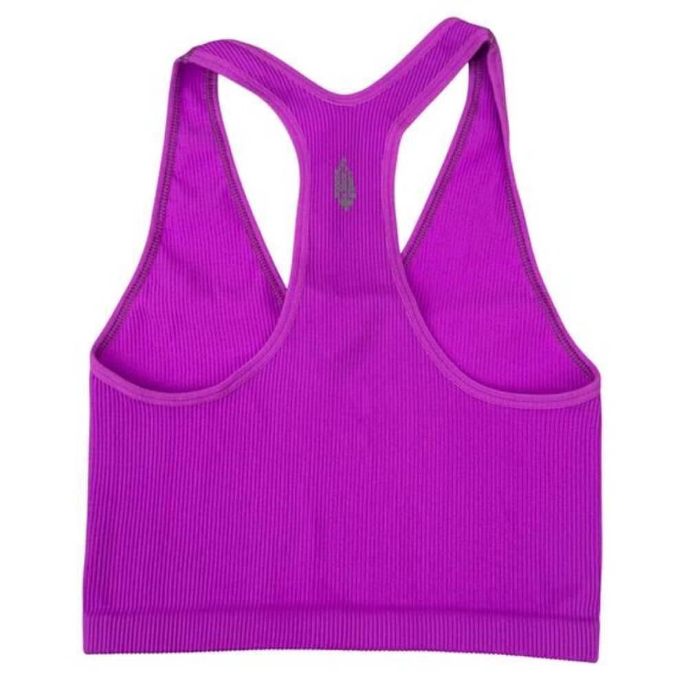 Free People Free Throw Crop Tank In Neon Magenta - Picture 5 of 6